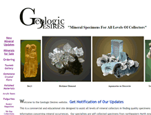 Tablet Screenshot of geologicdesires.com